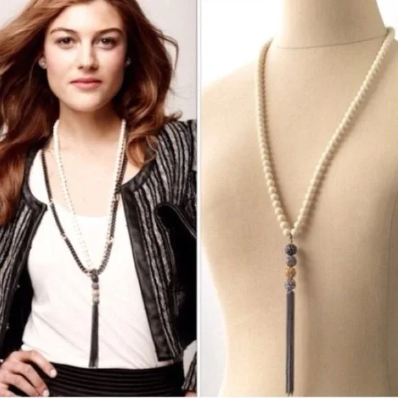 Stella & Dot Revival Tassel Necklace - Picture 3 of 7